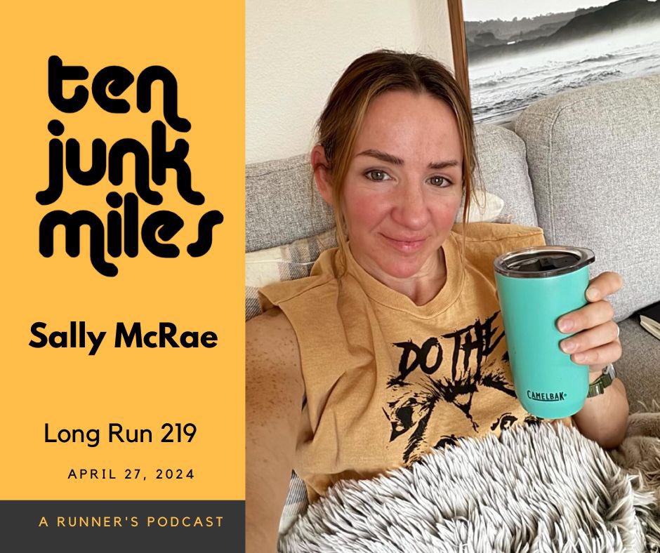 You waited for it.  It's here.  The Sally McRae Long Run!  Join @scottykummer and @sallymcrae for @tenjunkmiles miles in which they discuss her life in running, her new book, Eddie's Marathon, impact, reliegion, and much much more!!! Buy Sally's Book 'Choose Strong' here: