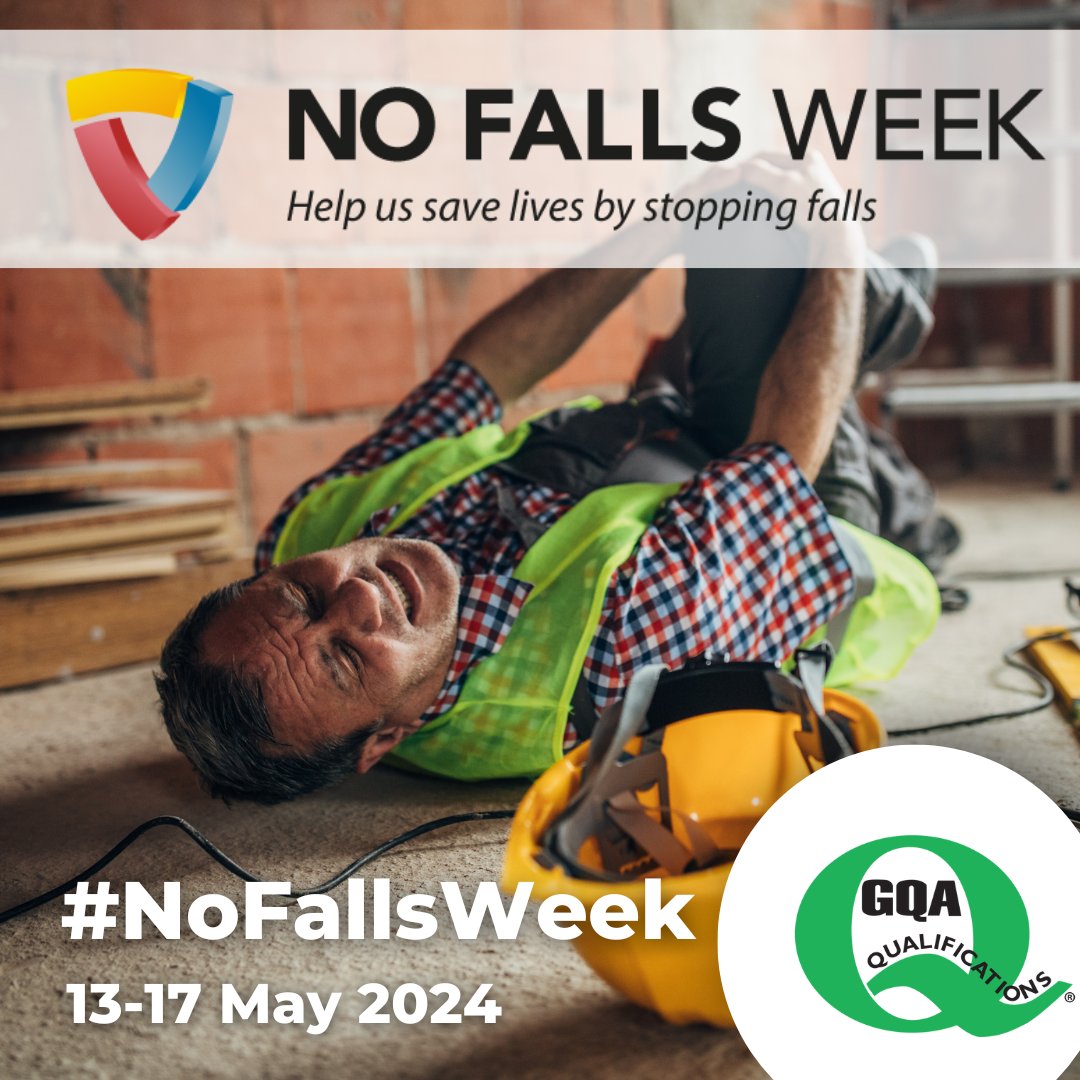 GQAQuals's tweet photo. 👷 GQA Qualifications – Supporting @nofallsweek, by No Falls Foundation! 🏗️

We’re delighted to be supporting this initiative highlighting the importance of health and safety when working above ground floor level.

https://t.co/5x6qwpgbAV

#GQAQualifictaions #NoFallsWeek https://t.co/0dFP3jORbC
