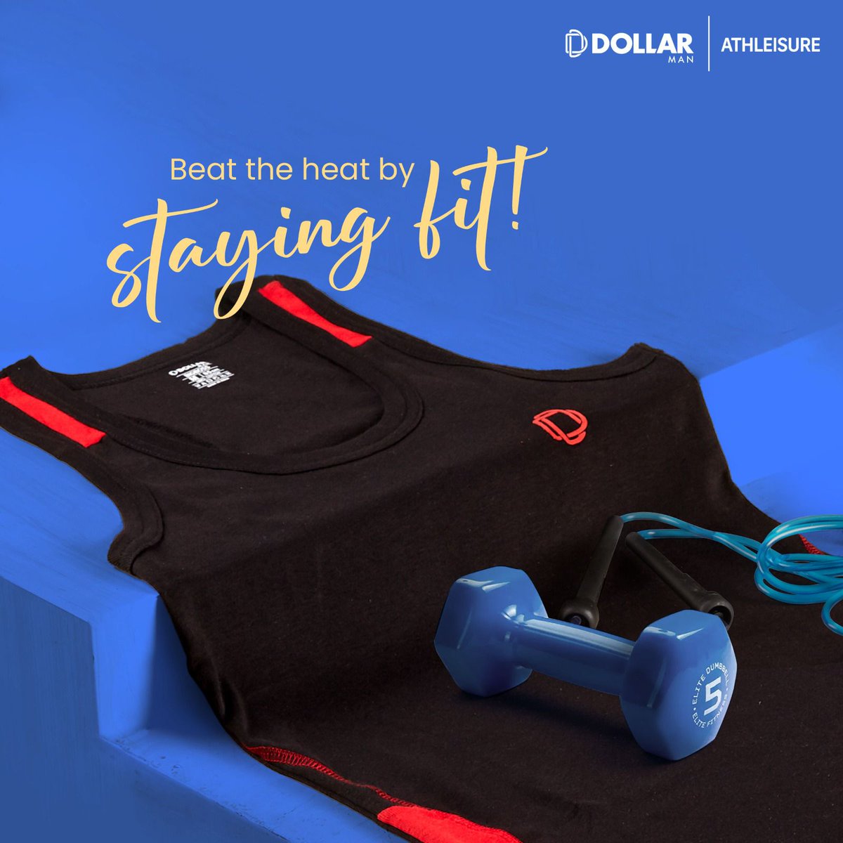 Keep your cool, even when the workouts heat up. With Dollar Man’s athleisure, you’ll find performance and breathability in every fiber. Get ready to conquer those summer fitness regimes.

#MensWear #MensFashion #MensGymVest #Comfort #DollarMan #DollarAthleisure #PlayModeOn