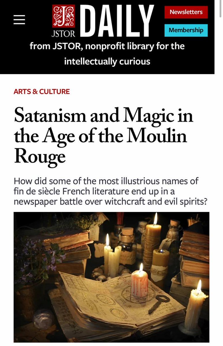 Satanism and magic at the Moulin Rouge. 
daily.jstor.org/satanism-and-m…