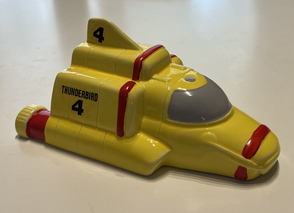 1990s Harry James - Thunderbird 4 money box #gerryanderson #sylviaanderson #fanderson #thunderbirds #1960s #1990s