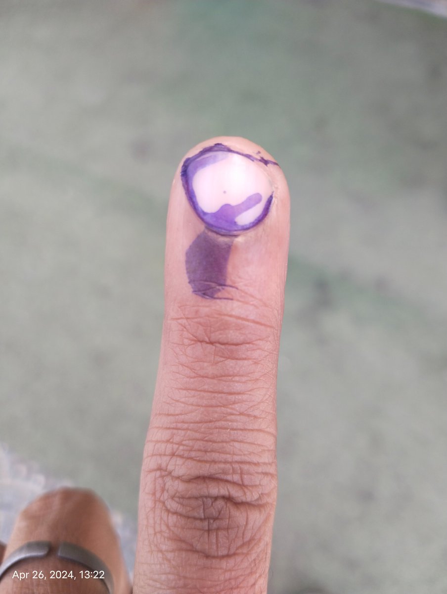 Rishrajrishraj's tweet image. Voted for better future n u ???  #Ghaziabad #Election2024 #VotingDay #VoteForINDIA #LokSabhaElections2024 #BJPMurdersDemocracy....