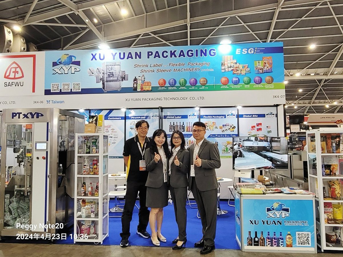 XYPOFFICIAL's tweet photo. Today is the last day of FHA Food &amp; Beverage and ProWine Singapore 2024! Thank you very much for the support and participation of all our guests. Looking forward to seeing you again next time!

#XuYuan
#Packaing https://t.co/qKZ6RYajvP