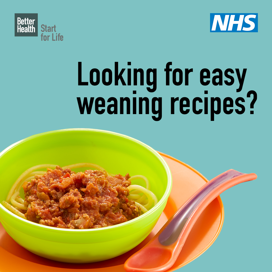 Not sure what to feed your baby when weaning? 🍼 We’ve got lots of simple, quick recipes at Start for Life. #StartForLifeWeaning