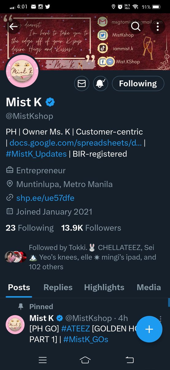 iluv_ddeonghwa's tweet photo. @MistKshop #GAfromMistK
Thank you for GA
@15ssangi @zee_mar_s @lykatiny1117 @lykadotado013 @15ssangi @Aeshin_A_hwang @Het_mongi
Sorry for the tag!
Sali narin kayo https://t.co/k5ThXVxVgm