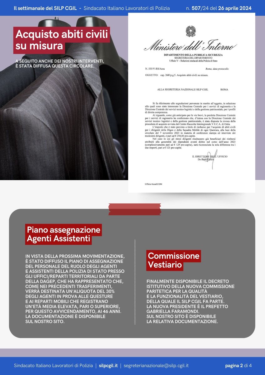 SILP CGIL Polizia tweet media