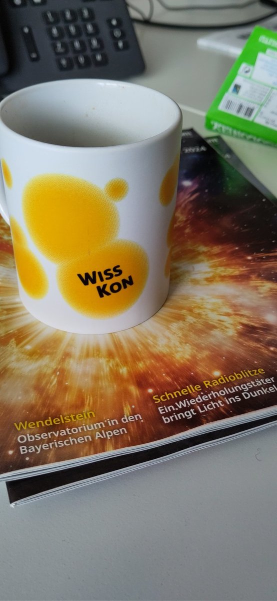 Explosiv exklusiv! Meine neue Tasse von der @WissKon. Heute wird in die Tasten gehauen! #Wisskon24