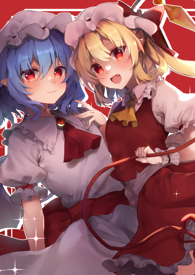 レミフラ💜❤✨ 例大祭の新刊表紙イラストです!! #東方Project