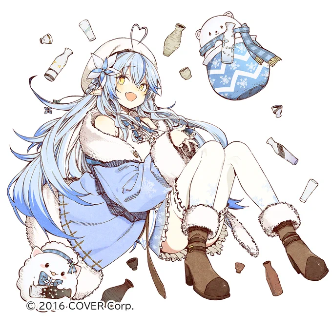 本日発売の「大吟醸 雪夜月」のラベルイラストを描かせていただきました! 