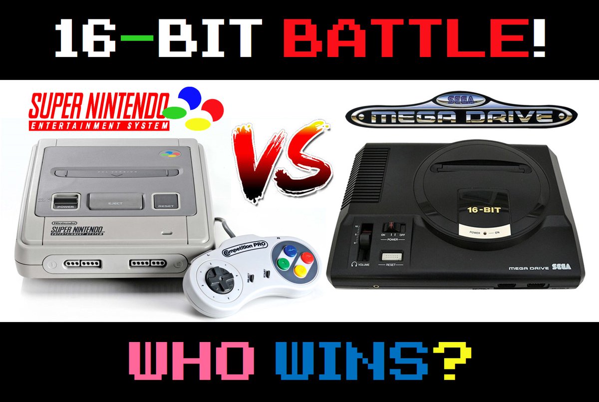 #16-BitBattle #retrogamer #SNES #MegaDrive