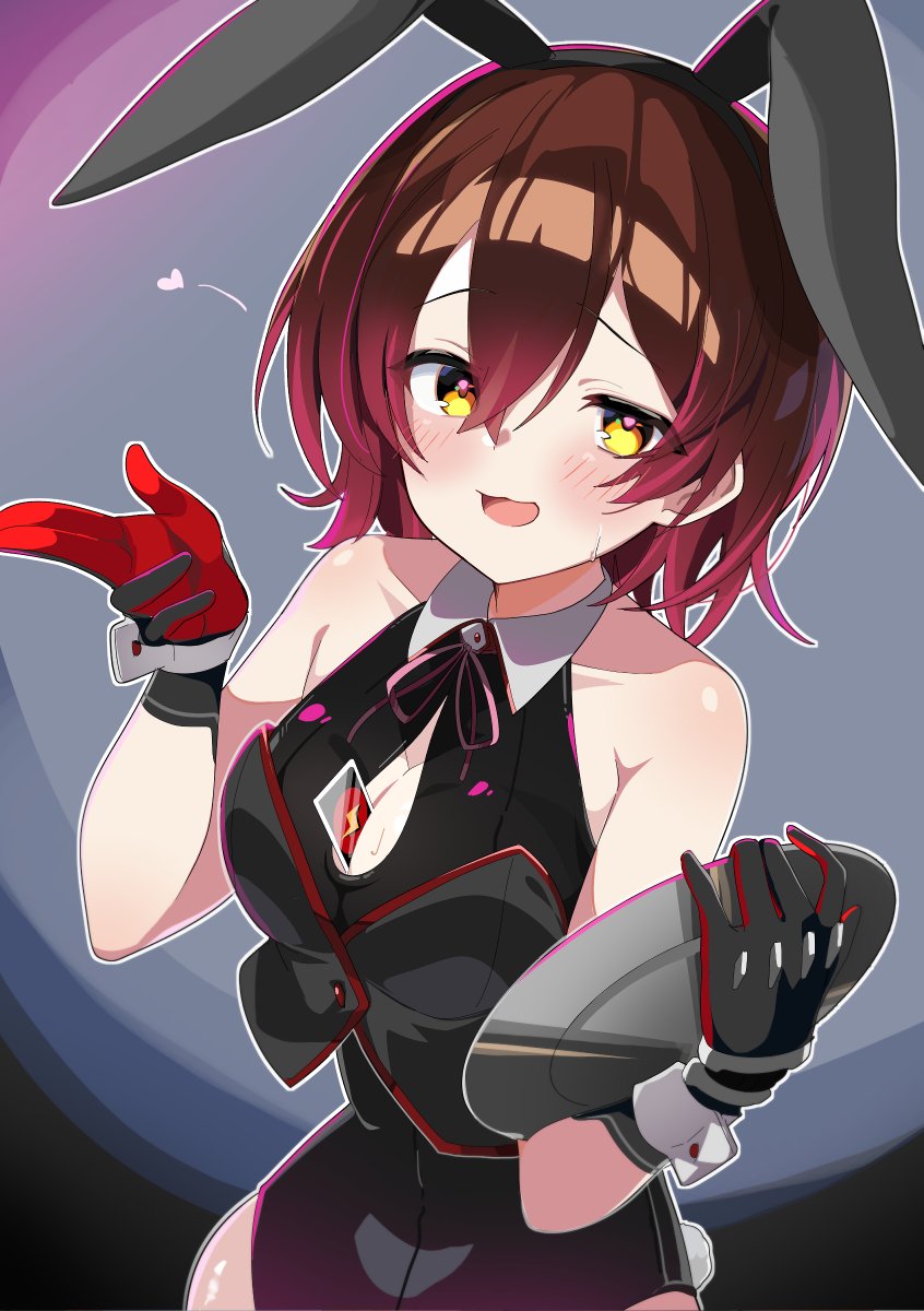 ロボ子さん 「#ロボ子Art バニーガールロボ子さん 」|里人B（さとひとB）のイラスト
