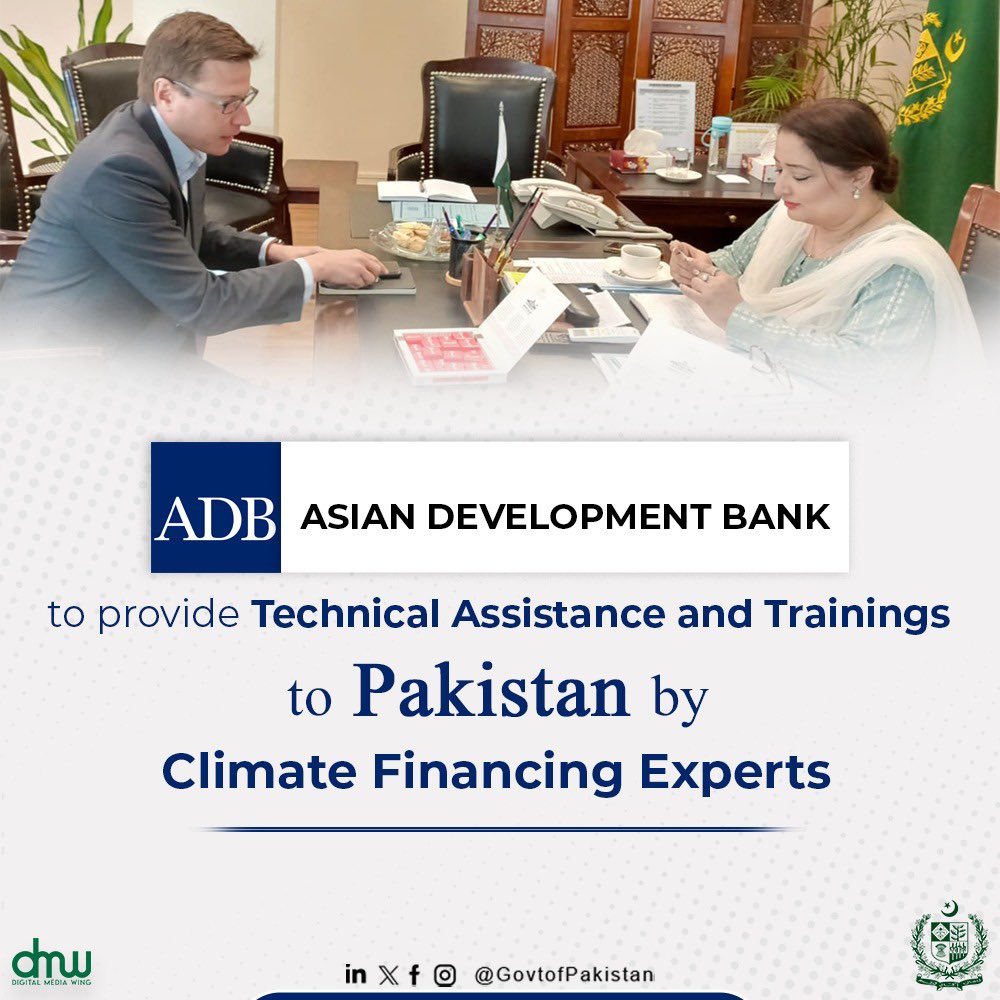 Close collaboration and joint meetings of Pakistan with the Asian Development Bank (ADB), the World Bank (WB) and Foreign, Commonwealth & Development Office (FCDO) to cope with challenges of climate crisis in Pakistan from technical perspectives are also ensured.