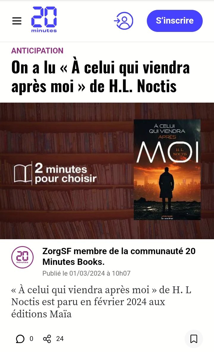 Mon nouveau roman chez <a href="/20Minutes/">20 Minutes</a> ! 20minutes.fr/arts-stars/liv… #BookTwitter #sciencefiction #horreur #Roman #lovecraft