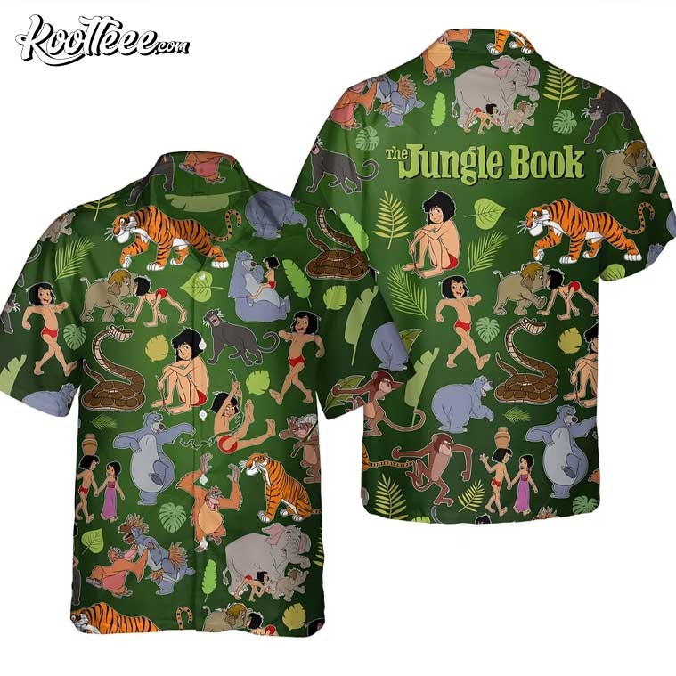 The Jungle Book Characters Disney Hawaiian Shirt #TheJungleBook #Disney #koolteee koolteee.com/product/the-ju…
