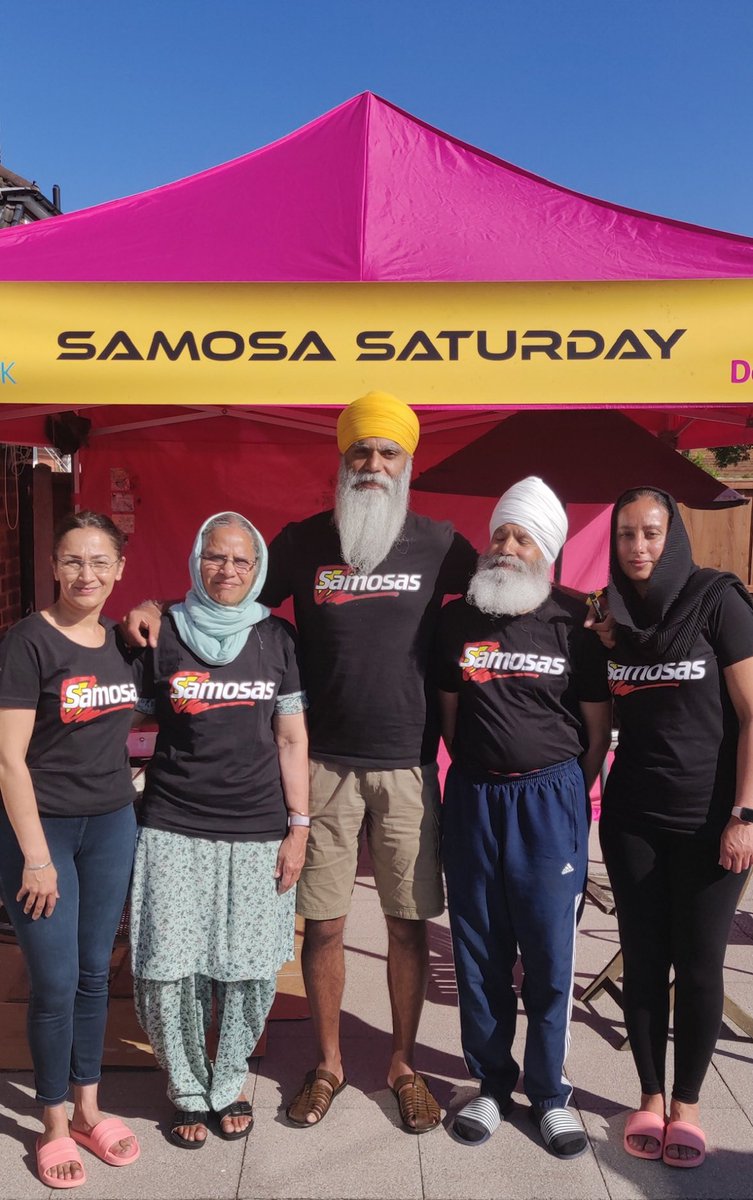 It was just meant to be a one off. Tomorrow will be our 21st #SamosaSaturday Thank you for making it a truly epic and emotional ride! This time we split the funds between @DementiaUK and @wwfcfoundation Come and say hi to us and our wonderful team of volunteers ❤️🙏🏽