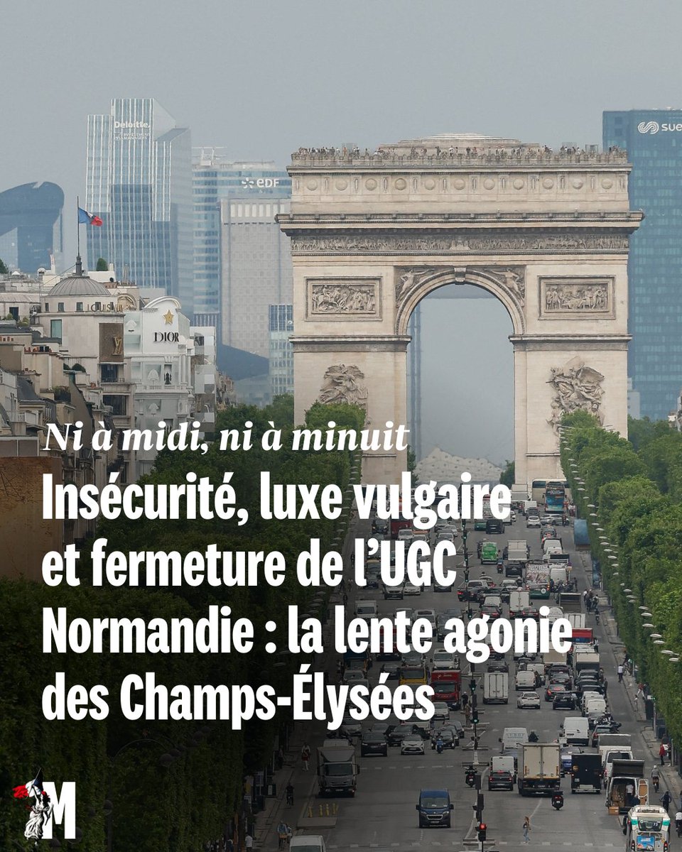 👁️ Reportage. L’avenue des #ChampsElysees n’a plus l’âme à la fête, ni à la culture. Entre les grands magasins de luxe et les marques de fast fashion, elle est devenue un centre commercial.
➤ marianne.net/economie/conso…