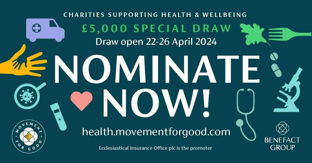 Last chance to nominate us in the @benefactgroup's Health & Wellbeing draw! Nominations close at midnight tonight. Help us win £5,000 by nominating at health.movementforgood.com/index.php?cn=1… Your support can make a big difference in our #ichthyosis community. Thank you! #MovementForGood