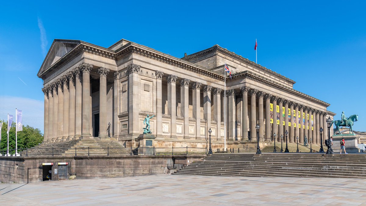 St George's Hall, Liverpool in the morning sunshine. One of this country's finest buildings.