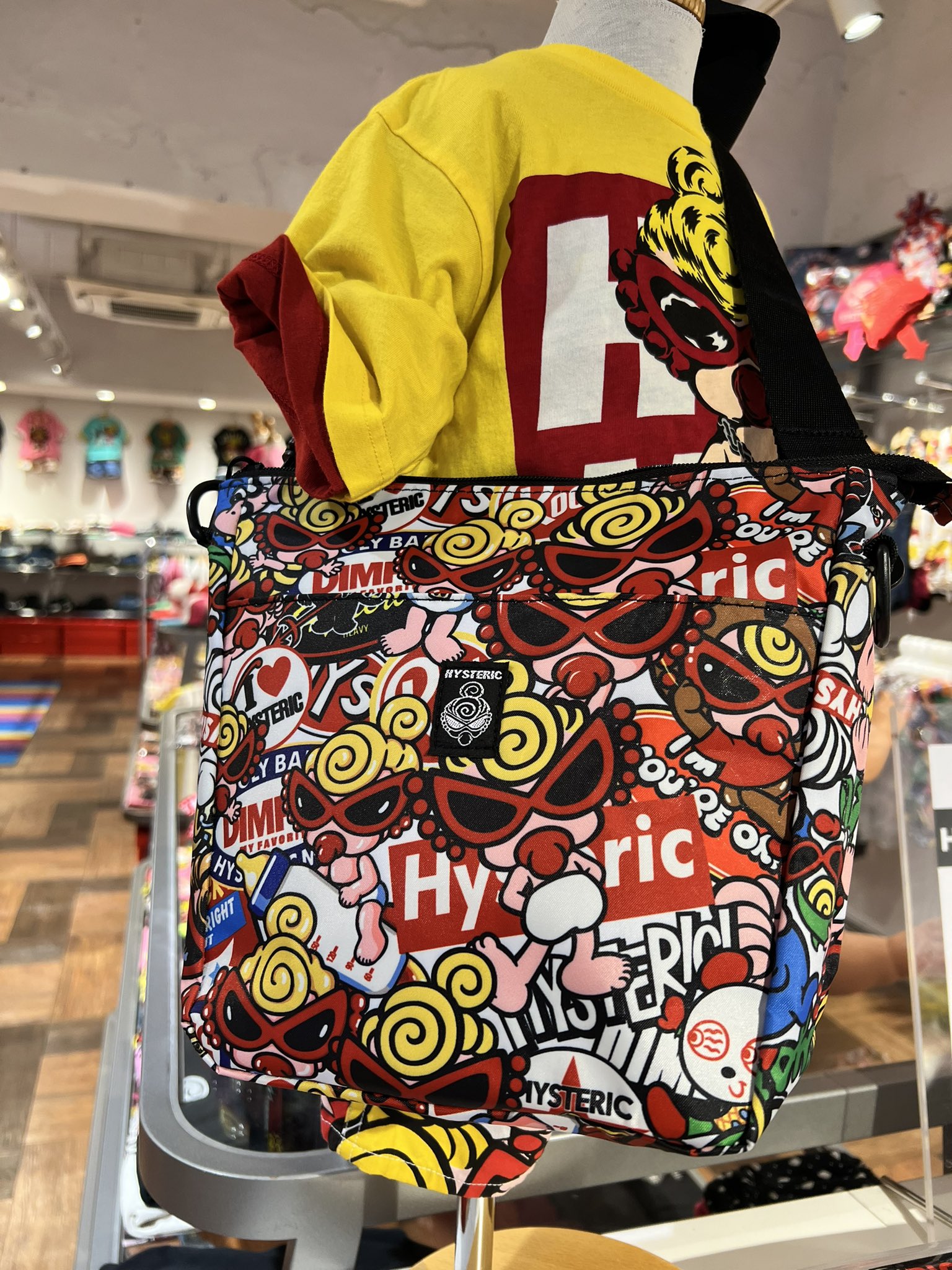 ☆希少☆ヒスミニ☆ボストンバッグ☆斜め掛け可能☆未使用☆お