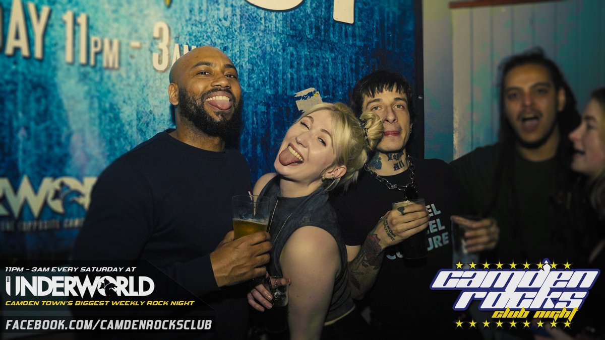 PHOTOS 📸 Down at @CamdenRocksClub in @TheUnderworld on Saturday (20th) night? The clup snaps are HERE! Dive in, tag, share, and get your tickets for this weekend... View Album➡️ facebook.com/media/set/?set…