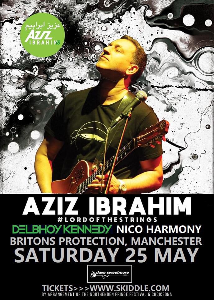 MANCHESTER! Looking forward to joining @azizibrahim56 @Nicoharmony_ and @delbhoyk at @BPManchester on Saturday 25th May. Tickets on @skiddle now ↘️