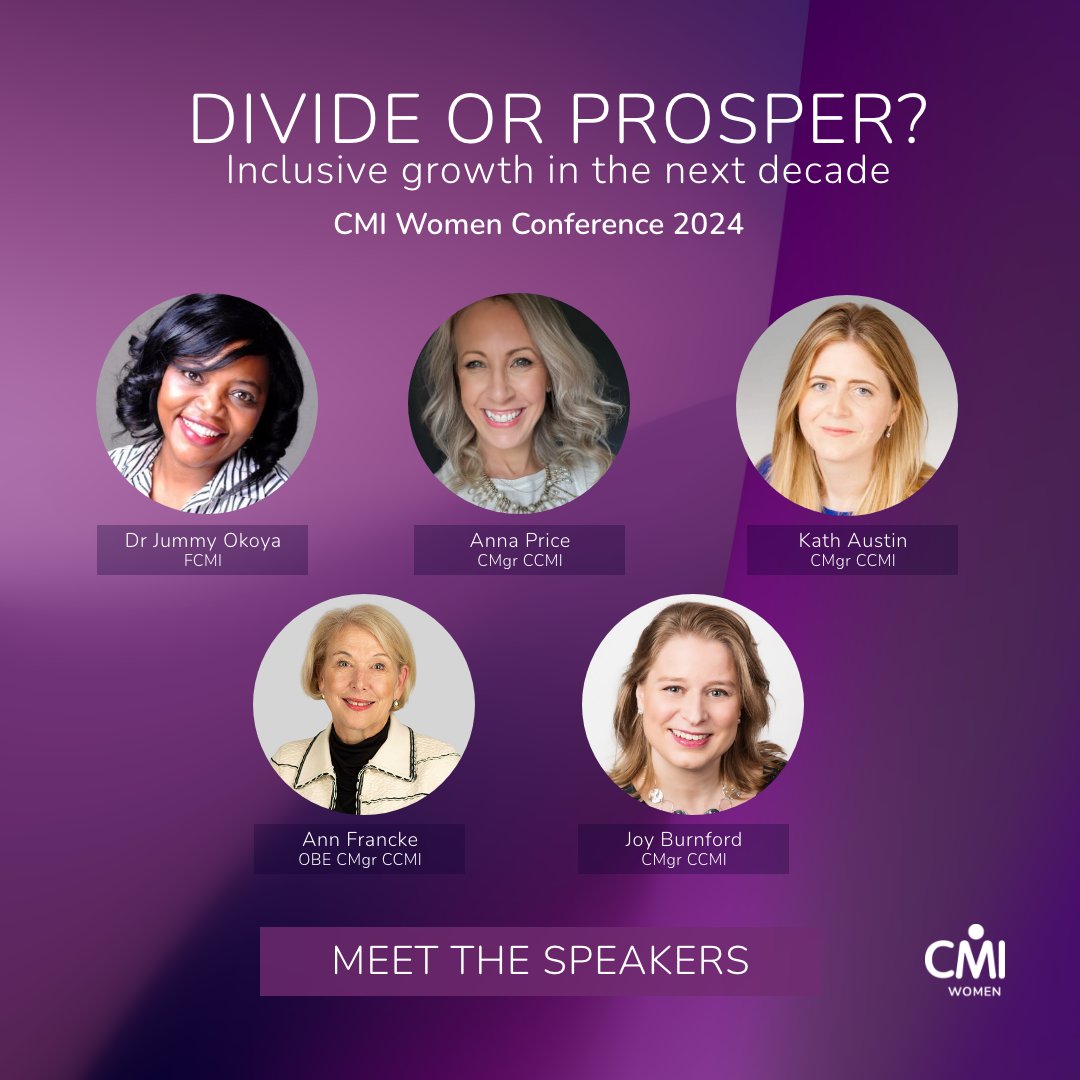 📣 We're thrilled to announce additional speakers joining our upcoming #CMIWomenConference Be sure to register below to hear from these brilliant thought leaders throughout the conference and stay tuned for more speaker announcements! 🎟️ Register now: bit.ly/3POjasf