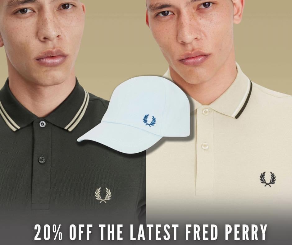 #Ad Take 20% off the latest Fred Perry clothing and accessories over at tidd.ly/3veNjKj No discount code required