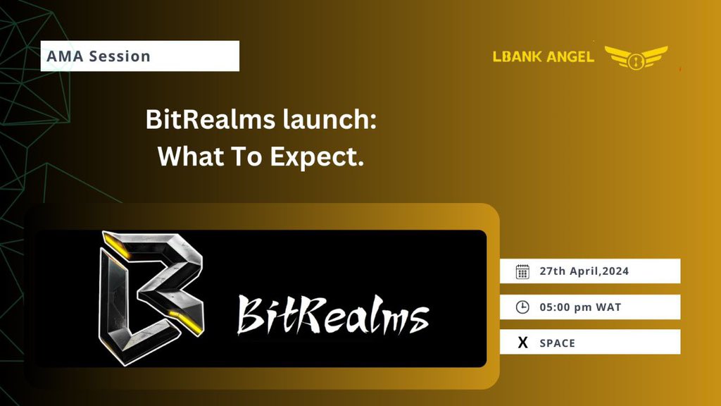 🚀 Don't miss out on this opportunity to be part of history in the making. Mark your calendars and join us for the BitRealms Launch AMA.

Together, let's unlock the potential of the digital realm!

#KingofBTC  #watch2earn  #BitRealms

twitter.com/i/spaces/1LyxB…