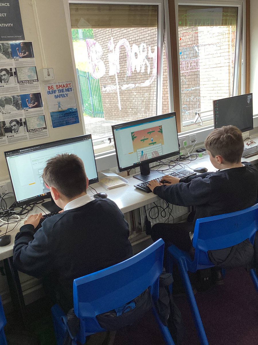 @CwmbranHigh year 7 students working hard this morning completing their starter exercise using the platform typing.com ⌨️ #NotInMissOut #StriveBelieveAchieve