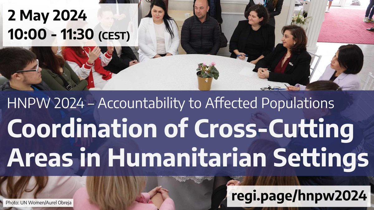 📢Virtual event alert! Hear directly from humanitarians - including @CHS_Alliance ED @Tanyawood00 - about promoting a harmonised approach to cross cutting topics for a more people centered approach on: #AAP #localisation #genderequality #inclusion 👇