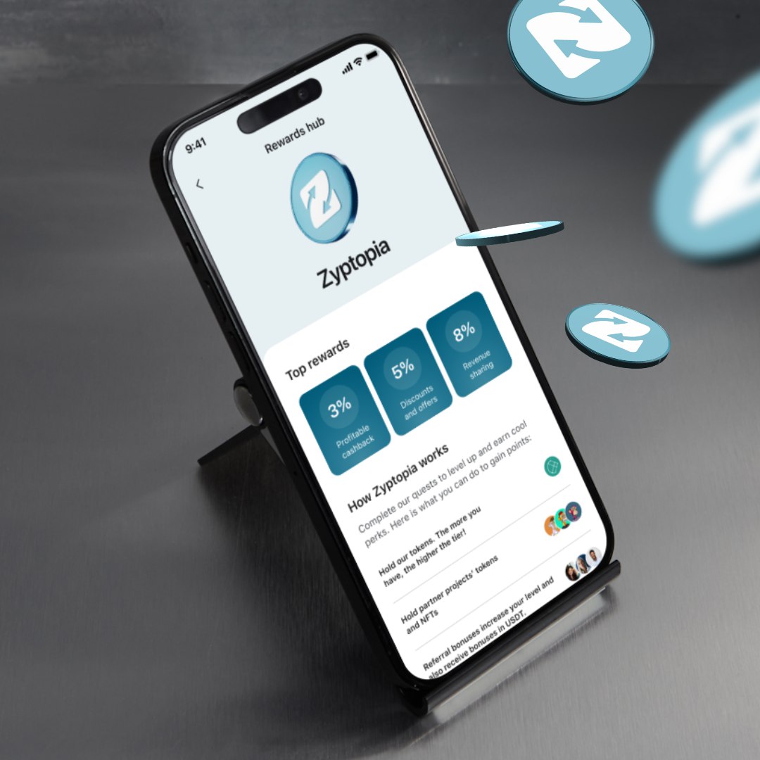 Excited to dive into Zyptopia on Zypto App! 🚀 Earn ZYPs by completing tasks, holding tokens/NFTs, and level up for sweet rewards and cashback perks. Time to level up your crypto game! 💰 #Zypto #CryptoRewards #Zyptopia