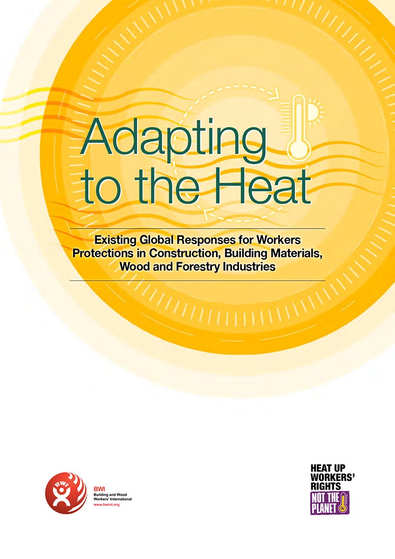 BWI's new report on heat safety for workers is out! It offers tools for advocacy in construction, building materials, wood, & forestry industries. Get equipped to protect workers' health as temperatures rise! #IWMD24 #LetsTalkHazards Download it. ⬇️ bwint.org/cms/hot-topic-…