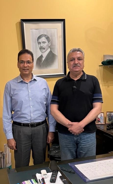 Asim Shafique, a friend since 3 Apr 1982 (JCB), visited me rn. He got separated from us quite early. The honest and hardworking man that he always has been, stands tall today as a regional head of a renowned multinational. Proud of his struggles and uprightness throughout ♥️!