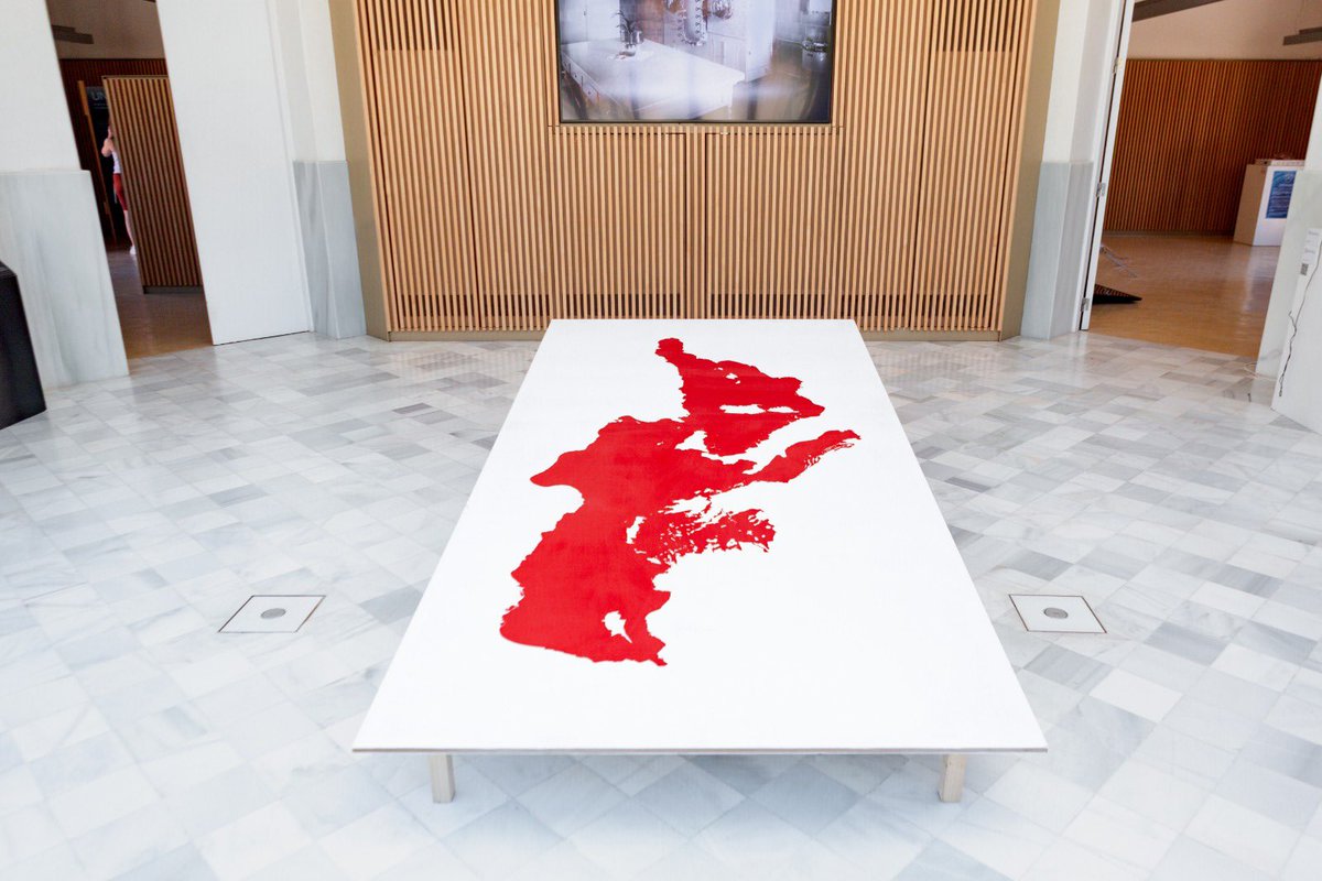 quoartis's tweet image. Last days to visit our exhibition “A Sea on Edge” at @santpaubcn 

Presenting #DanielGarciaAndujar’s work “Mare Nostrum, al-Bahr al-Mutawasit, Ak Deniz” inviting the viewer to reflect on the Mediterranean being more than a body of water💧 

#ASeaChange
@europe_creative