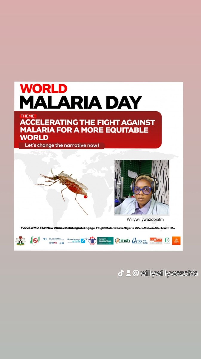 WillyWillyTalks's tweet image. Every year, the 25th of April is set aside globally as World Malaria Day (WMD).   

The theme : “Accelerating the fight against malaria for a more equitable world” while the country-specific Slogan is #letschangethenarrative 
#WMD2024 
@banigeria