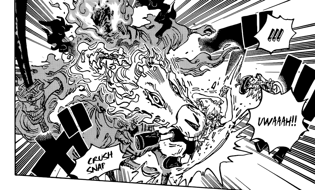 #ONEPIECE1113 

The fact that Sanji has been fighting the entirety of Egghead without taking a break, and that he keeps tanking damage and coming back to the fight 5 seconds later is testament to how insane his endurance and durability are in Egghead. All this while saving every1