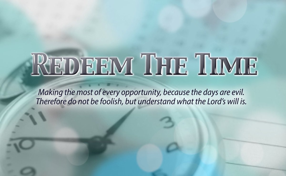 Ephesians 5:16 KJV
'#Redeeming the #time, because the #days are #evil.'

#Yesterday you said #tomorrow. So what are you waiting for?

#GetStarted