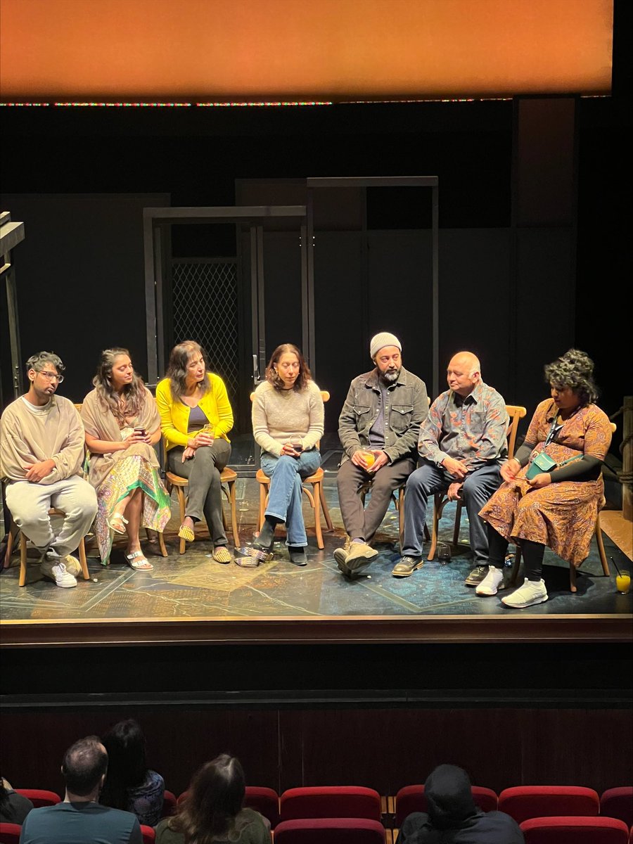 Putting untold history into the public space unlocks so many other stories. In the post-show q&a it was very moving to hear the audience share how partition touched their lives and continues to do. Silence is on @BirminghamRep this week. This is British history #partitionvoices