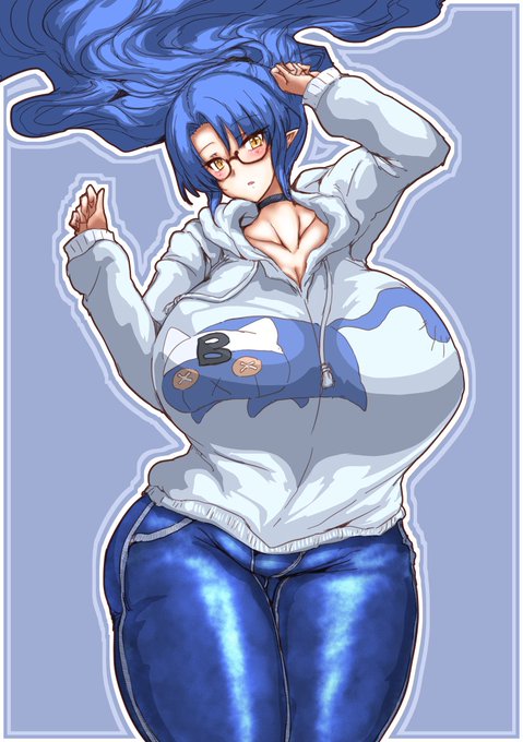 今日の日課はパーカーブルージーンズ後鬼さんです 