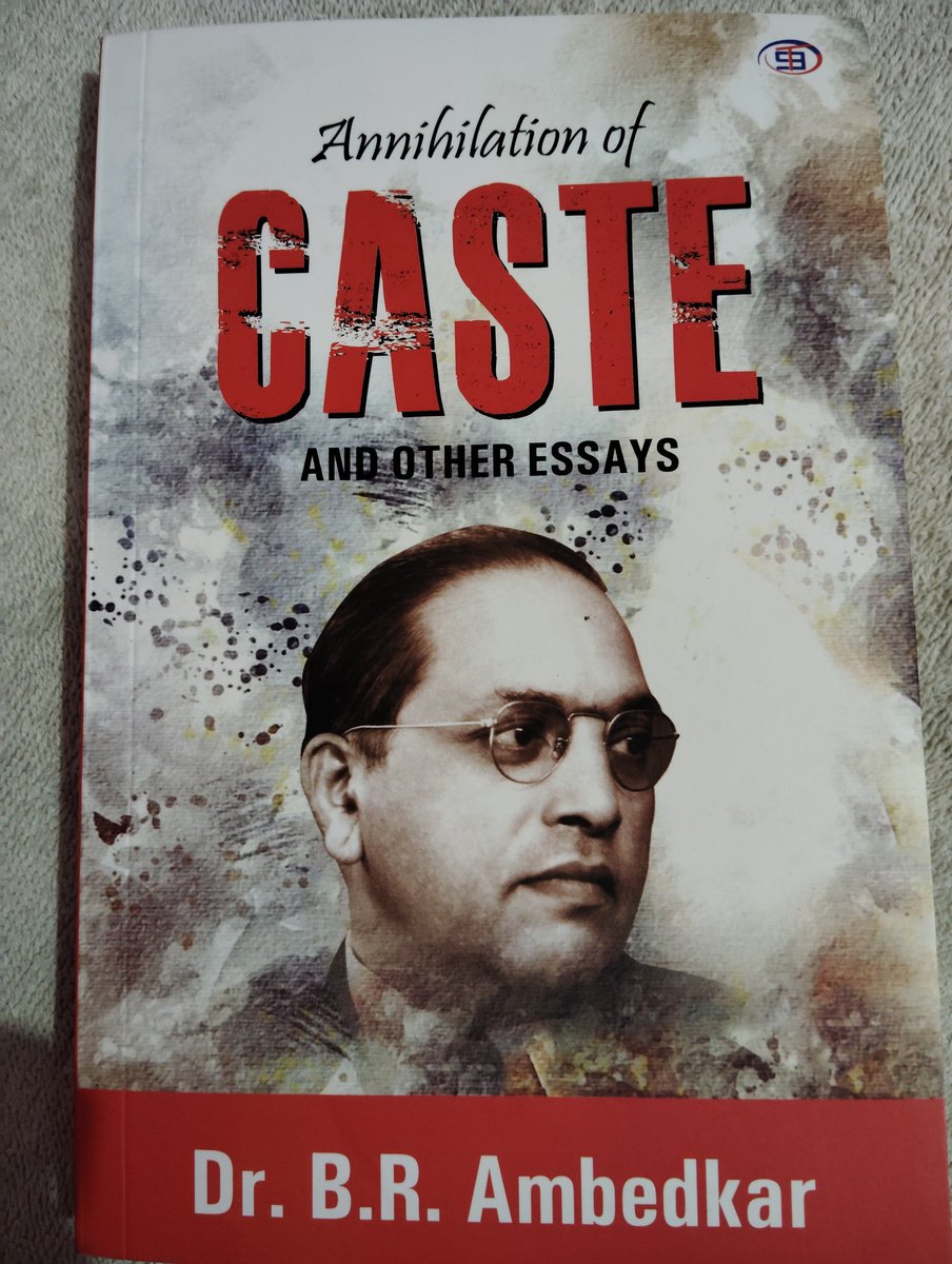 Today I have completely read this book and feel how #babasahab this man become a great after facing such type of discrimination in society's. 
#CastePolitics 
#castematter 
#Dalit