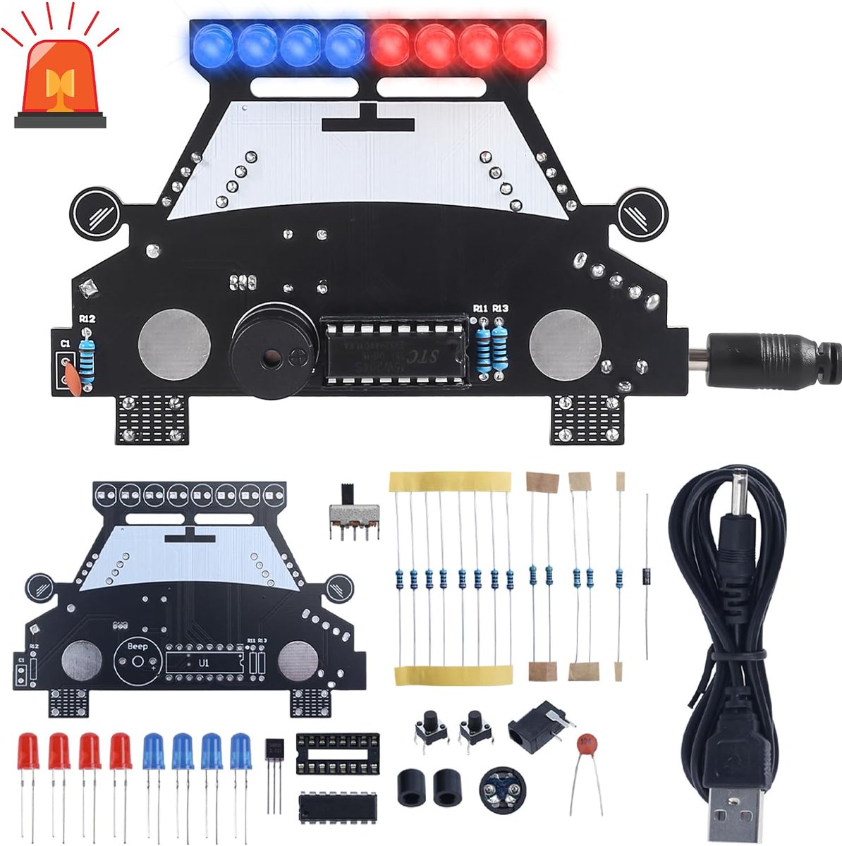 ICStation13's tweet image. Dive into DIY Electronics with ICStation Police Car Soldering Practice Kit! 
Perfect for school students learning to solder or as a unique gift for kids. Get yours now! 
shorturl.at/mERZ4
#DIY #SolderingProjects #ICStation
