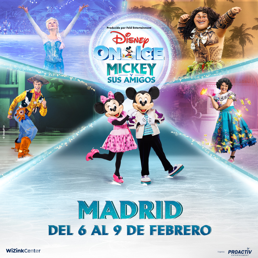 💫 Disney On Ice regresará al #WiZinkCenter con nuevo espectáculo: ‘Mickey y sus amigos’. 📆 Del 6 al 9 de febrero 👉 Consigue tus entradas aquí: entradas.baila.fm/wizinkcenter/e…