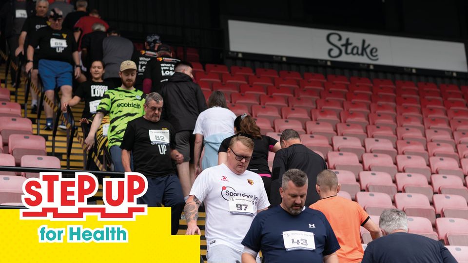 Are you ready to put your best foot forward and take on the stairs at Step Up at Vicarage Road Stadium on Saturday June 1st and help support our friends at @WFCTrust & @RaiseWestHerts Sign Up Below: register.enthuse.com/ps/event/StepU… #W3RTCVS #Watford #ThreeRivers #WatfordFC