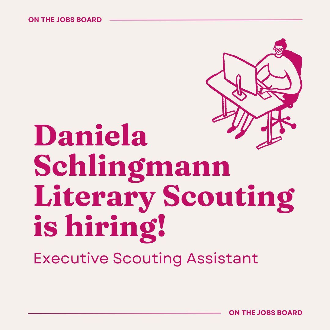 Exciting job opportunity! Daniela Schlingmann Literary Scouting is looking for an Executive Scouting Assistant to join their team 🔍

The deadline for applications is 15th May 📚

Find out more and apply here: buff.ly/4aN2WZ9 

#LiteraryJobs #BookJobs #PublishingJobs