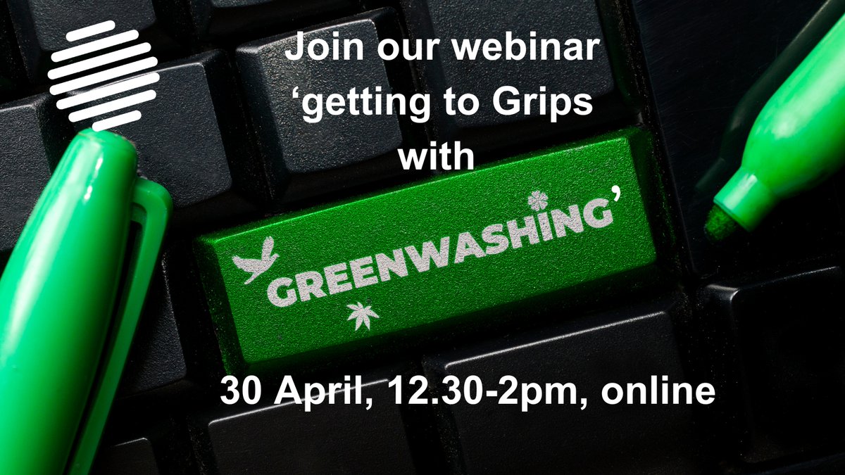 Register by 29 April! Join our webinar on ‘Getting to Grips with Greenwashing’ #3 in our webinar series ‘Exploring Contemporary Crises and Issues through GCE’ on 30 April, 12.30-2pm, online. This’ll address ‘greenwashing’ as a global justice issue. 👉bit.ly/3W11jSR