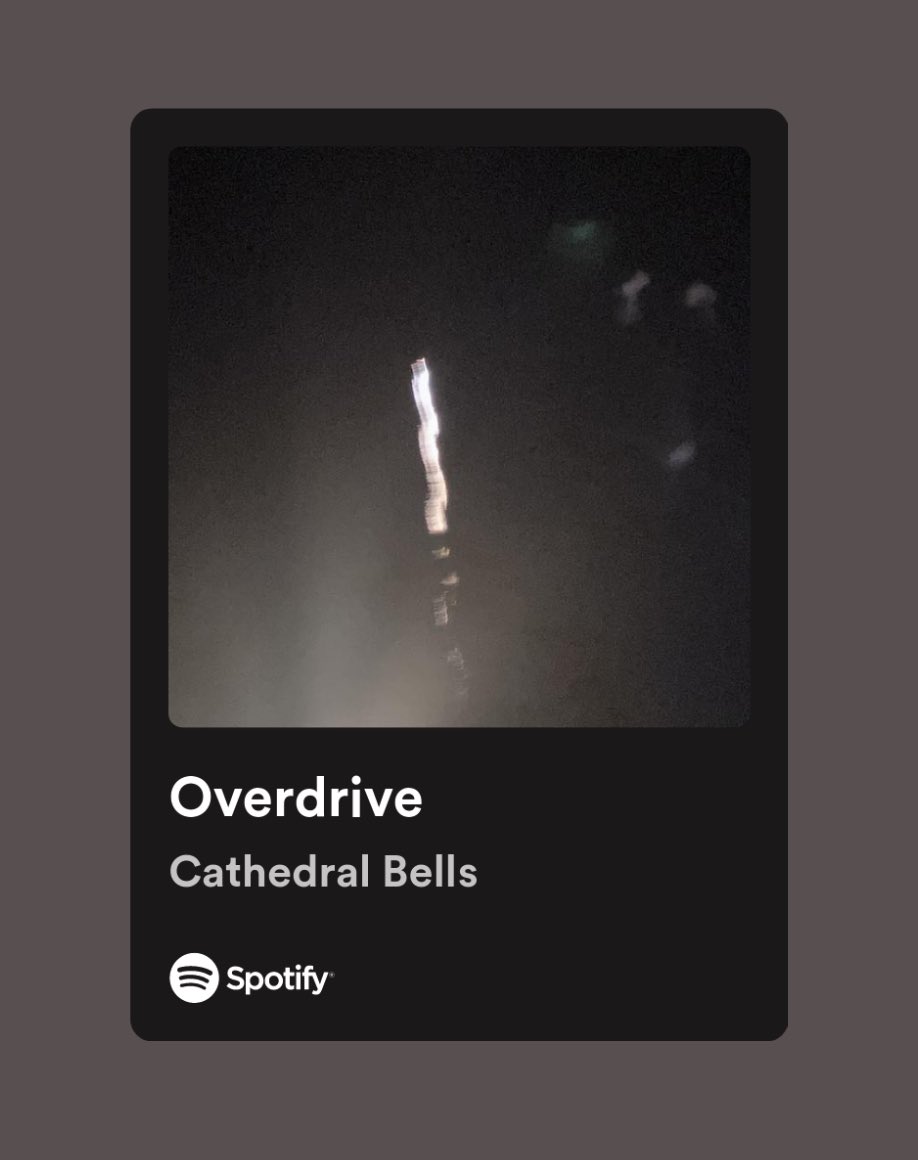Gorgeous new ethereal shoegaze music from @cathedralbells_ 💙 ‘Overdrive’ open.spotify.com/album/2zxe7EbG… #NewMusicFriday 🔊🎶