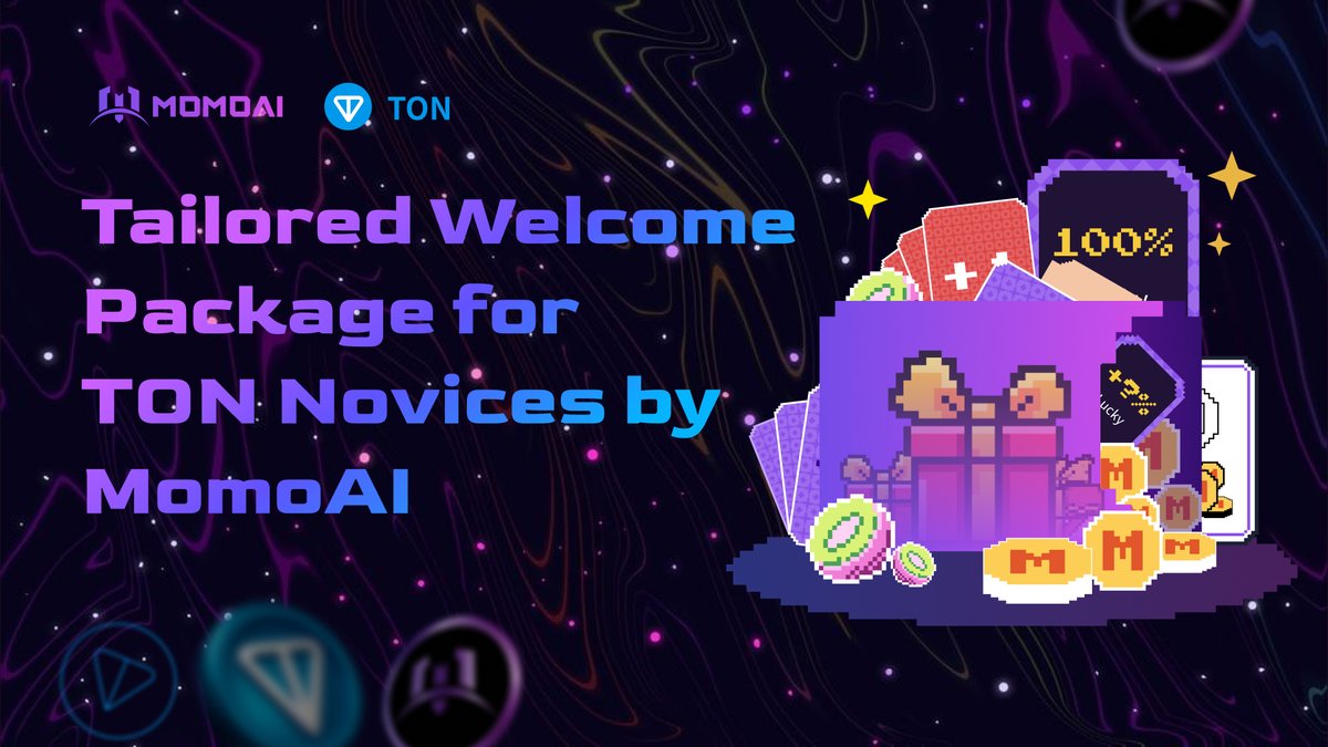 <a href="/ton_blockchain/">TON 💎</a> 🥳To celebrate the integration with TON, MomoAI created a group for welcoming the newcomers from TON, 🥂 preparing tailored welcome package!

Red card *1 
Draw cards *5 
Luck 100% cards *5 
Point cards *10
Kiwis card *10

🥝Join and register now to celebrate this electrifying