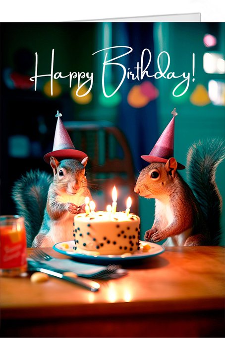 Guess what day it is today, my dear Twitter Family & Friends. I'll give you a clue - it's not just Friday but also my BIRTHDAY! Wishing you all a fantastic, happy, safe and warm day x 🥰🥰🤗🤗🥳🍾🎉🐿️