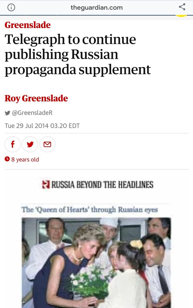 nickreeves9876's tweet photo. Johnson got paid £2,291 an hour by the offshore billionaire Barclay brothers for writing a column in the Telegraph. They wanted Brexit, he delivered it. Meanwhile, the Telegraph was receiving around 500k a year from Russia to publish a Russian propaganda supplement. Join the dots.
#BrexitRussia #ToryCorruption