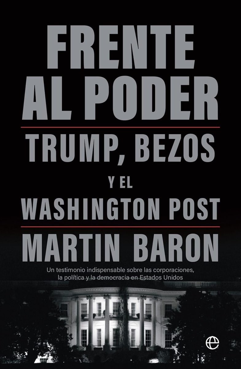 Felices en @esferalibros por publicar las memorias de Martin Baron @PostBaron, exdirector del Washington Post. Su grupo de investigación en el Boston Globe inspiró la oscarizada #Spotlight. 15 de mayo en librerías👉Un poderoso relato sobre #EstadosUnidos #JeffBezos y #DonalTrump.